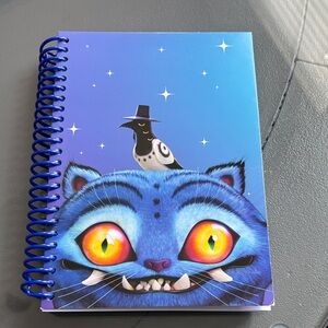 K-pop demon hunters Blue Cat Spiral Notebook 100 sheets